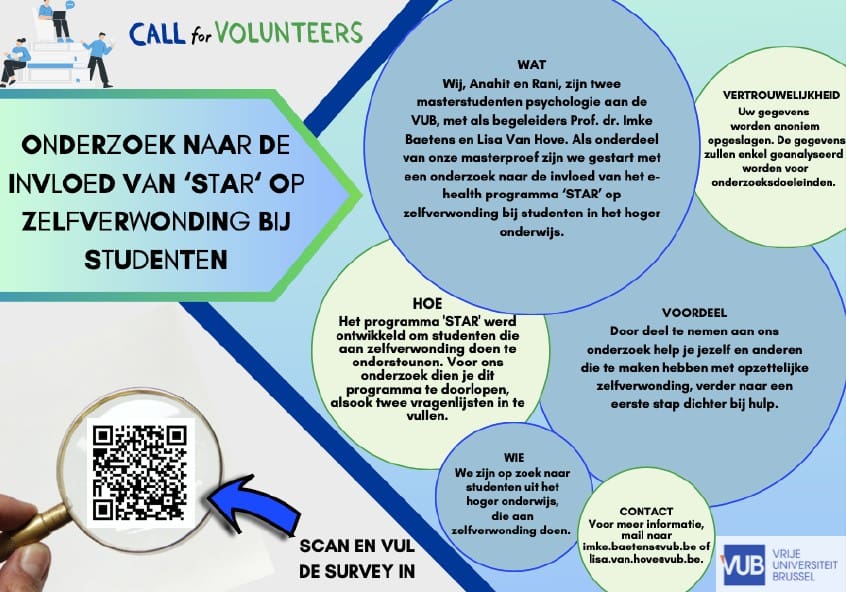 oproep zelfverwonding